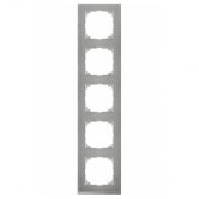 Рамка 5-ая M-Pure Decor Сталь/Цвет алюминия