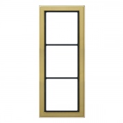 Рамка 3-ая Jung FD-design Латунь Classic