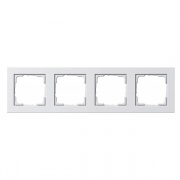 Рамка 4-ая Gira E2 Белый глянцевый