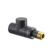 Вентиль на обратную подводку проходной Oventrop Combi E - Ду15 (цвет антрацит)