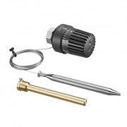 Головка термостатическая Oventrop Tri-D - M30x1.5 (50-80°C, с погружным датчиком 2 м., цвет черный)