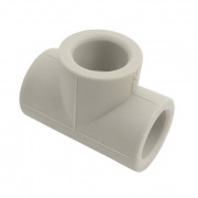 Тройник FV-Plast - 90 (для полипропиленовых труб под пайку, цвет серый)