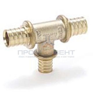 Тройник переходной REHAU - 25 x 17 x 25 (латунь, для труб из сшитого полиэтилена RAUTHERM S)