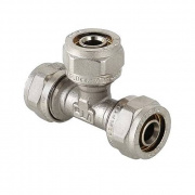 Тройник переходной VALTEC VTm.331 - 26 x 32 x 26 (винтовой, для металлопластиковых труб)