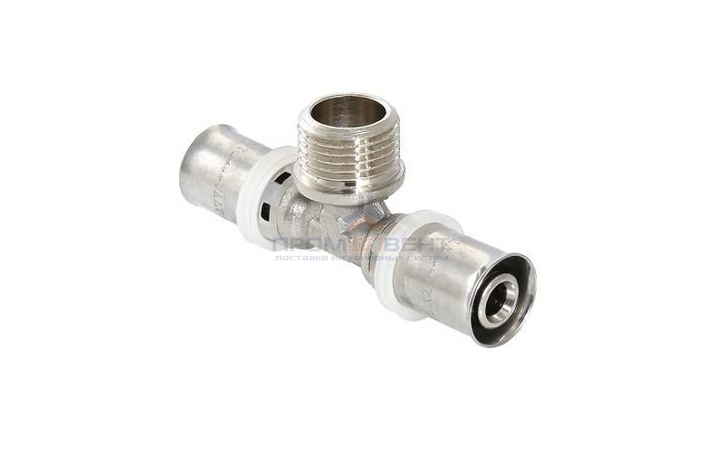 Тройник с переходом на наружную резьбу VALTEC VTm.233 - 26 x 3/4