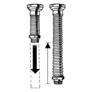 Удлинитель трубный из нержавеющей стали Meibes Inoflexi Ду32 (1"1/4 x 1"1/4) 85-170 мм