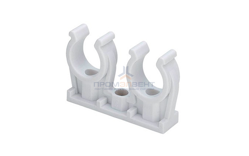 Клипса для труб двойная Viega R4 94826C2 - 15