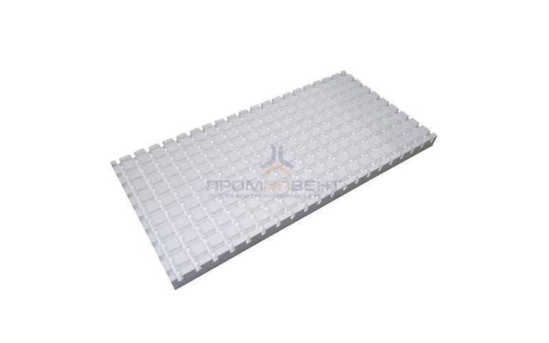 Мат для фиксации труб теплого пола ТЕПОЛ 16-40 ЛАЙТ - 1000x500 мм (с бобышками)