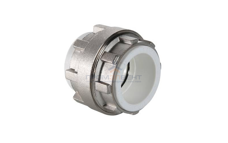 Муфта разъемная VALTEC VTp.763 - 25 (для полипропиленовых труб под пайку, цвет белый)