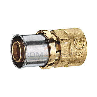 Переход на внутреннюю резьбу Giacomini RM109 - 16x2.0 x 1/2" (прессовой, для металлопластик.труб)