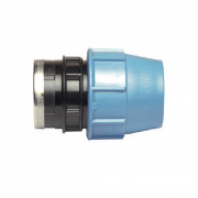 Переход на внутреннюю резьбу UNIDELTA 1004 - 50 x 1"1/2 (винтовой, для труб ПНД, резьба пластиковая)