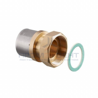 Переход на накидную гайку Oventrop Cofit P - 26x3.0 x 1" (прессовой, бронза)
