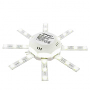 12-15 Комплект светод. линеек "Звездочка" для н/п свет-ка 220В, 8Вт,  600 Лм, IP30,6400К, Ø140мм