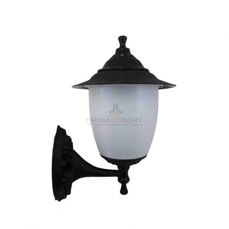 Эл-11-71 ПРАГА ЧЕР Светильник-фонарь настенный, черный, матовый рас-ль,Е27,60Вт,IP44