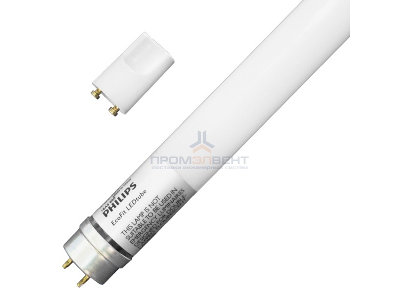 Лампа светодиодная Philips EcoFit LedTube 600mm 8W/740 T8 AP C G 800lm с led-стартером