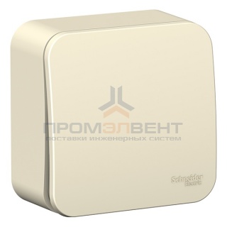 Выключатель 1-клавишный (cх.1) Blanca Schneider Electric 10А 250В молочный