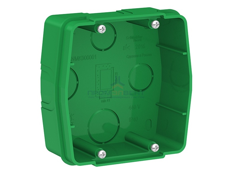 Коробка внутреннего монтажа для силовой розетки 32А Schneider Electric