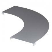 Крышка на угол горизонтальный 90?, осн.200, R600, нержавеющая