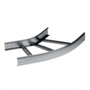 Угол горизонтальный 45? 80x600 R600, цинк-ламельный