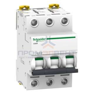 Автоматический выключатель Schneider Electric Acti 9 iC60N 3П 63A 6кА B (автомат)