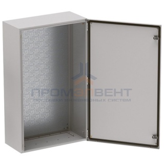 Навесной металлический влагозащищенный шкаф DKC ST IP65 600x600x400мм с монтажной платой