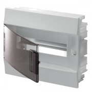 Бокс в нишу ABB Mistral41 12М прозрачная дверь c клеммным блоком