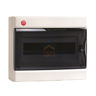 Щиток настенный DKC на 12 модулей IP41 белый с прозрачной дверцей